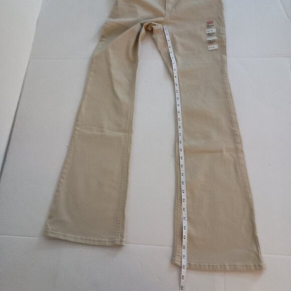 Levi’s 726 High Rise Flare Jeans Tan Size 26x32 NWT - Picture 13 of 16
